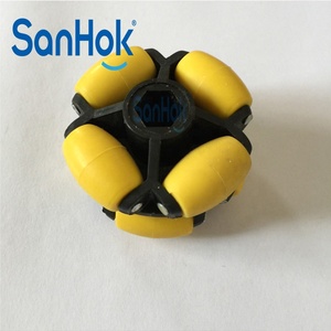 Roue omnidirectionnelle en nylon hexagonal 2LH-<span class=keywords><strong>70</strong></span> de 50 kg de capacité de charge pour convoyeur à pierre, vente en gros - Product Image 3