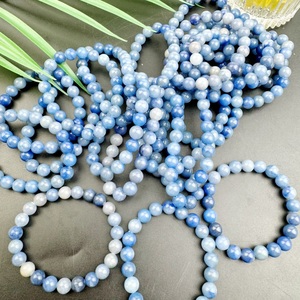 Pulsera de <span class=keywords><strong>Aventurina</strong></span> azul con cuentas elásticas de 8mm de piedra energética de poder curativo natural - Product Image 2
