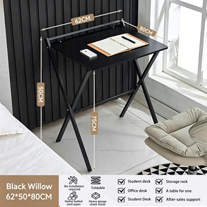 Escritorio Plegable de Madera de Estilo Moderno y Sencillo <span class=keywords><strong>para</strong></span> Niños, <span class=keywords><strong>para</strong></span> Escribir en Casa, Oficina y Sala de Estar - Product Image 5