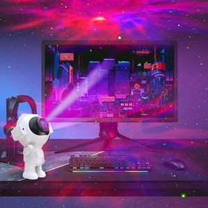 Nouveau étoilé gal axy océan nuit <span class=keywords><strong>lampe</strong></span> debout Spaceman bureau bleu dent astronaute projecteur de lumière avec télécommande - Product Image 3