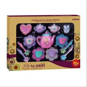 Commercio all'ingrosso 17 PEZZI di plastica <span class=keywords><strong>da</strong></span> cucina in età prescolare <span class=keywords><strong>giocattolo</strong></span> per bambini <span class=keywords><strong>set</strong></span> <span class=keywords><strong>da</strong></span> tè - Product Image 4