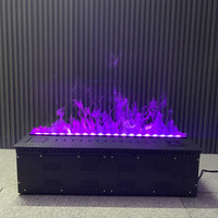 Cheminée artificielle 3D à vapeur d'eau de 80 cm ou 32 pouces, vente en gros, flamme de cheminée, humidificateur d'intérieur, décoration