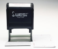 WES prix d'usine WES timbre de bureau auto-encreur timbre en plastique timbre d'entreprise