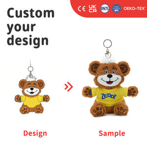 Juguetes de Peluche Personalizados con Disfraces Intercambiables para Niños, OEM ODM, Animales de Peluche con Ropa y Trajes Cambiables, Juguete de Rol - Product Image 3