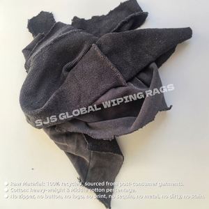 Chiffons de nettoyage en molleton de coton recyclé, 100% coton, couleurs mélangées, pour usage industriel - Product Image 4