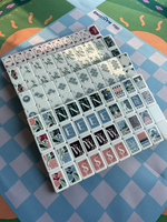 Ensemble de tuiles de mahjong vert émeraude de luxe, motif feuille et libellule, ensemble de mahjong américain, adapté aux jeux de fête du week-end