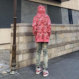 Jean slim fuselé taille mi-haute pour <span class=keywords><strong>homme</strong></span>, style européen et américain, en denim déchiré, design cinq étoiles, <span class=keywords><strong>tendance</strong></span> et polyvalent, collection <span class=keywords><strong>2023</strong></span> - Product Image 4