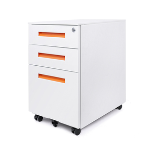 Vente en gros Armoire de rangement mobile pour bureau commercial Petit classeur en acier <span class=keywords><strong>avec</strong></span> <span class=keywords><strong>tiroir</strong></span> Socle mobile Armoire mobile à 3 tiroirs - Product Image 5