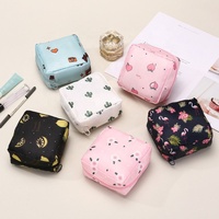 Nouvel Arrivage Pochette de Rangement pour Filles, Petit Conteneur Portable pour l'Extérieur, Sac de Voyage pour Serviettes Hygiéniques