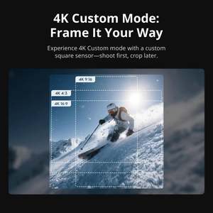 Caméra d'action Osmo Action 6 Standard Combo 8K, 25MP, objectif grand angle 155 degrés, étanche pour les sports et l'aventure - Product Image 4