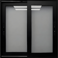 Fenêtre coulissante de cuisine en alliage d'aluminium traditionnel de haute qualité, solution manuelle coupe-vent complète pour villa, appartement, hôtel