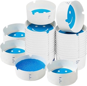 Ensemble écologique anti-cendres et anti-déversement avec cendrier jetable en papier et sable d'extinction - Product Image 1