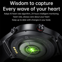 Montre intelligente HD unisexe, charge magnétique, boîtier en acier inoxydable et plastique, répondre aux appels, boussole, multiples fonctions sportives - Pour hommes et femmes
