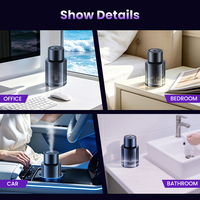 Diffuseur de parfum intelligent pour voiture de luxe, vaporisateur automatique de parfum liquide en verre, diffuseur d'aromathérapie pour voiture, flacon de parfum