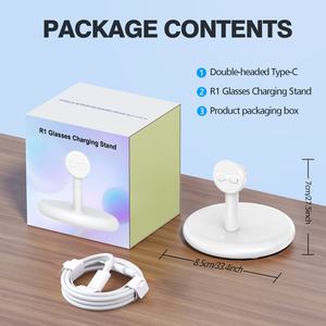 Base di Ricarica Portatile in Metallo con USB-C per Occhiali Smart Ray-Ban Meta AI, Wayfarer, Skyler e Altri Modelli - Product Image 4