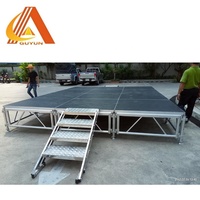 Treillis de scène en aluminium stable pour événements, mariage, scène en aluminium pour concert, DJ, activités de plein air