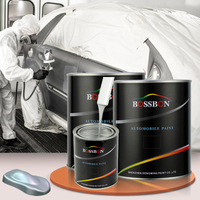 BOSSBON BS319 Extra Fine Argent Forte Adhérence Bonne Couverture En Gros Réparation Peinture Solide Couleur Finition Automobile