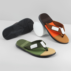 Olicom Hochwertige klassische <span class=keywords><strong>Hawaii</strong></span> Flip Flops Herren Sandalen Komfort Gurtband Obere EVA Arch Support Sohle Hausschuhe Sommer Flip Flops - Product Image 4