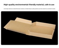 Boîtes à pizza carrées pliables, écologiques, jetables, recyclables, avec logo personnalisé