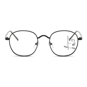 <span class=keywords><strong>Lunettes</strong></span> photochromiques anti-lumière bleue rondes métalliques or noir Kacamata filtre anti-lumière bleue <span class=keywords><strong>lunettes</strong></span> de lecture <span class=keywords><strong>progressives</strong></span> multifocales - Product Image 4