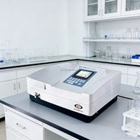 Spectromètre visible numérique à double faisceau avec affichage LCD, longueur d'onde de 0,1 nm, 3200UV