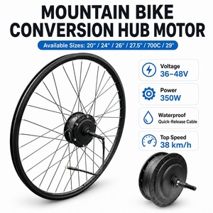 <span class=keywords><strong>Kit</strong></span> de Conversión para <span class=keywords><strong>Bicicleta</strong></span> Eléctrica de 350W, Motor de Cubo Trasero de 36V 48V, Rueda de 26, 27.5, 29 Pulgadas y 700C, Rueda Libre para <span class=keywords><strong>Bicicleta</strong></span> de Montaña y Carretera - Product Image 1