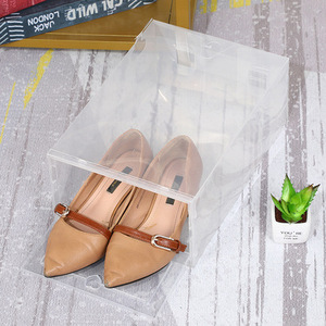 명확한 쌓을 수있는 신발 정리 신발 보관 상자 아래 침대 서랍 신발 상자 주최자 여성용 - Product Image 6