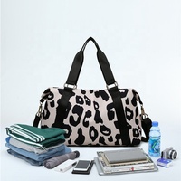 Sac à bandoulière pour femme, imprimé léopard rose, camouflage, de bonne qualité, imperméable, fourre-tout, séchage et humide, Logo personnalisé