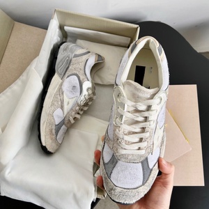 Chaussures Décontractées Rétro de Luxe Style Designer Superstar Dad Shoes avec Tige en Maille à Motif Floral, Légères, Amortissantes et Respirantes - Product Image 6