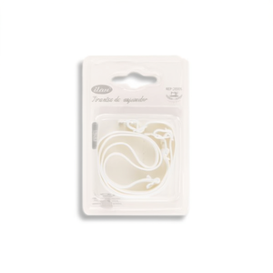 Spalline per reggiseno Iln da 1,5 cm bianche regolabili per accessori intimi da donna - Product Image 1