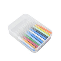 Brosses interdentaires jetables, cure-dents ergonomiques, adaptés aux brosses à dents, produits de nettoyage dentaire, soins bucco-dentaires, 30 pièces