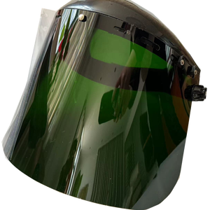 CE EN166 ANSI Z87.1 Zertifizierter Grüner PETG Visier-Schutzbrillenaufsatz Helm-Gesichtsschutz Ersatzvisier PLASTICOOP G2000G 100 Stück/Karton - Product Image 4