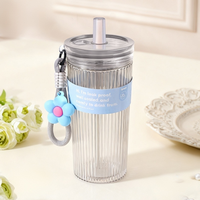 Gobelet écologique pour boissons froides, idéal pour le camping et les voyages, avec paille, poignée et anse de suspension, capacité 750 ml