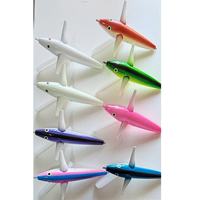 Barre de pêche de 36 pouces, 9 pouces, flotteurs de calmar, pêche en mer, pêche à la traîne, oiseaux, PVC, silicone, canne à pêche, appât artificiel souple, pêche en eau salée
