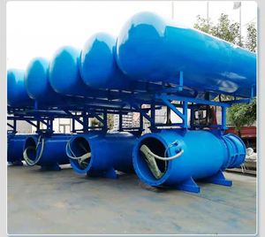 Bomba de Agua Eléctrica de Flujo Axial Vertical, Bomba Sumergible de Gran Caudal para Riego Agrícola - Product Image 4