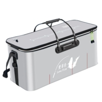 Vente en gros de sac de matériel de pêche de grande capacité étanche boîte sac à dos stockage isolé Eva accessoires de pêche étui à outils