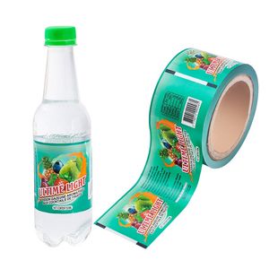 تغليف المشروبات البلاستيكية المقاومة للماء من الدرجة الغذائية المطبوعة كلولريد ملصق فيلم لفة غير شفاف - Product Image 4