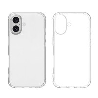 Coque de téléphone transparente tendance pour iPhone 17 16 18 Pro Max 15 14 Pro Max 13 12 11 X Xs XR 7 8 Plus, antichoc, en silicone souple TPU