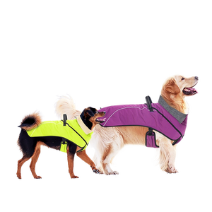 Outono Inverno Windproof Waterproof Nylon <span class=keywords><strong>Pet</strong></span> Traje Roupas Moderno Padrão Sólido Casacos para Cães Grandes Simples Popular para Animais de Estimação - Product Image 4