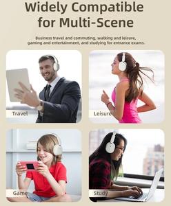 वायरलेस गेमिंग हेडफ़ोन फोल्डेबल पोर्टेबल डिजाइन नरम इयरमफ, शोर रद्द - Product Image 3
