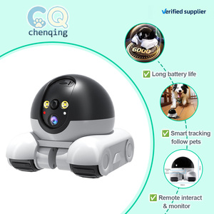 2026 C&Q OEM Souris de bureau <span class=keywords><strong>robot</strong></span> intelligente en silicone, avec mouvements interactifs automatiques, jouet d'entraînement pour chats et chiens, design queue de chat et chien de dessin animé - Product Image 5
