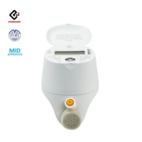 Compteur d'eau intelligent à ultrasons en laiton ViewShine U-WR LoRaWAN, certifié IP68, MID/OIML/WRAS, OEM disponible, autonomie de la batterie de 12 ans