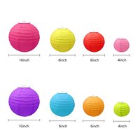 Lanterne en papier circulaire chinoise transfrontalière, modèle 0809, motif textuel, faite à la main, pliable, pour la décoration de fêtes et événements, DIY, avec logo