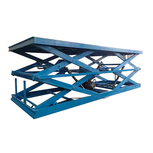 Customized 2 Ton X-Lift Table Extension Ramp New Condition Hydraulic Stationary Scissor Lift <strong>Platform</strong> <strong>Dock</strong> For Home Use 300kg