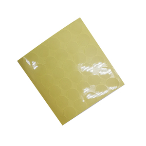 LWS01 Atacado Forma Redonda Transparente Dupla Face Adesivos De Cera Quente Adesivos Para Fazer Vela - Product Image 4