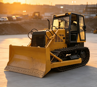 Bulldozer sur chenilles compact haute performance SD10 de 10 tonnes, machine hydraulique pour le déplacement de terre et le nivellement de chantier