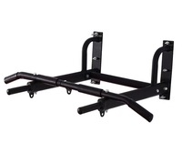 Barre horizontale multifonctionnelle pour l'intérieur, barre parallèle simple, équipement de fitness avec trous dans le mur fixe du mur de la maison