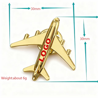Broches d'avion en métal 787 Concorde Cessna, plaquées, mode, art, objets de collection, cadeaux, Nouvel An chinois, 1mm SY