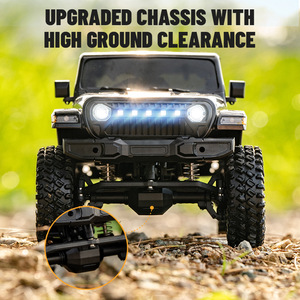 Coche Todoterreno RC Wrangler a <span class=keywords><strong>Escala</strong></span> <span class=keywords><strong>1</strong></span>/<span class=keywords><strong>18</strong></span>, 4WD, con Amortiguadores Hidráulicos, Velocidad Ajustable, Juguete de Carreras, Venta al Por Mayor - Product Image 4