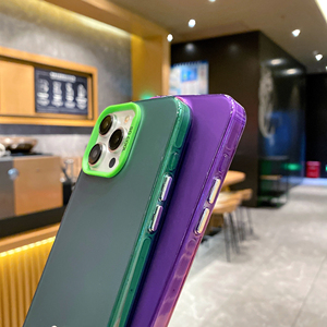 Đầy Màu Sắc Thiết Kế Sang Trọng Tùy Chỉnh Chống Sốc Cho <span class=keywords><strong>Iphone</strong></span> 11 12 13 14 15 Pro Max Bìa PC Chất Liệu Matte Imd Da Trường Hợp Điện Thoại - Product Image 3